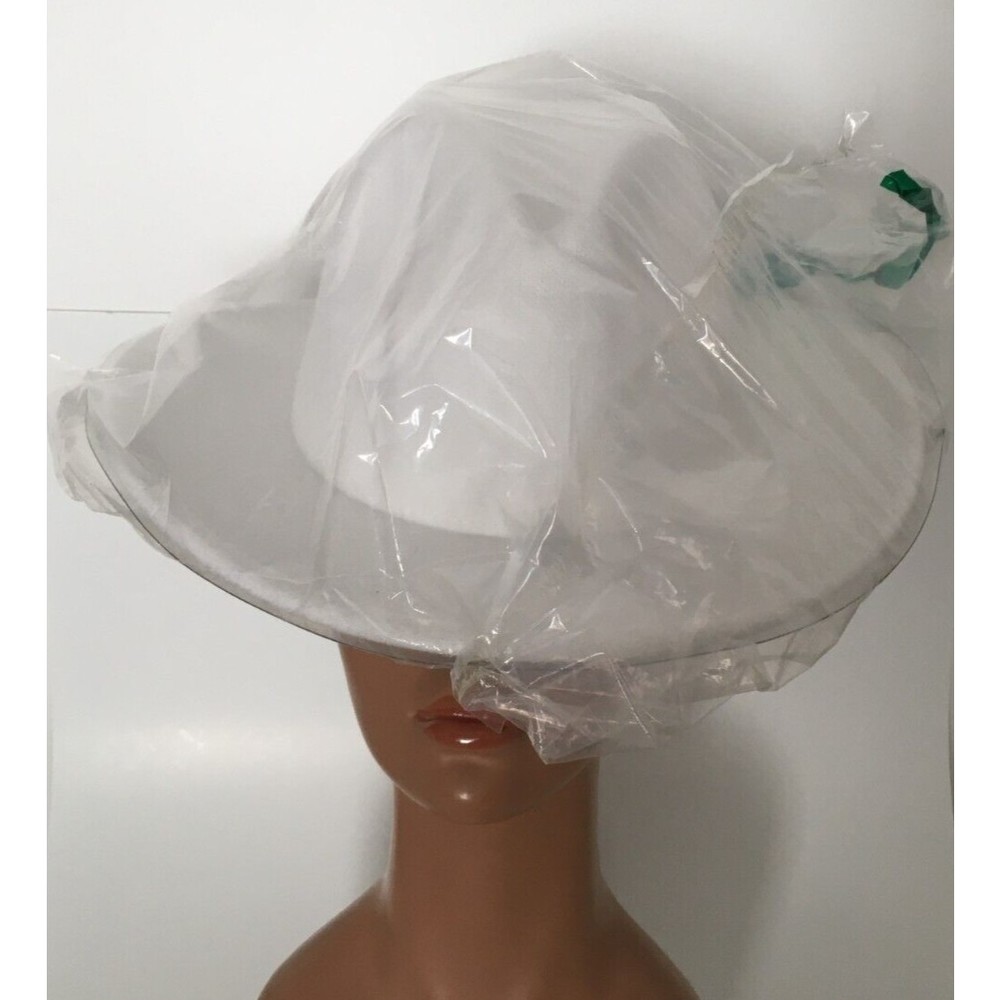 Wide Brim Fedora Panama Women Cowboy Hat White Party Cruise Vacation OneSize New